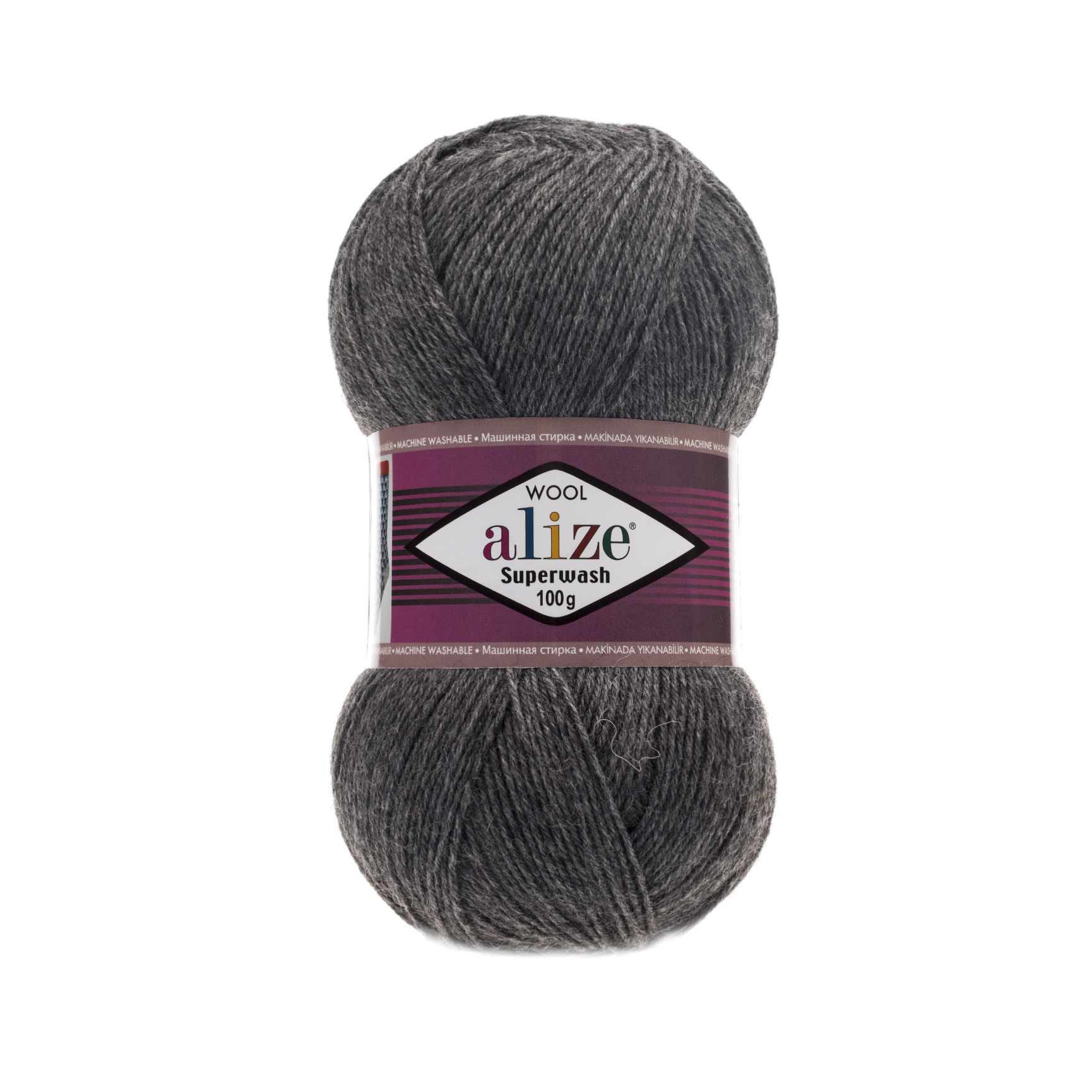 Alize Superwash 182 т.серый