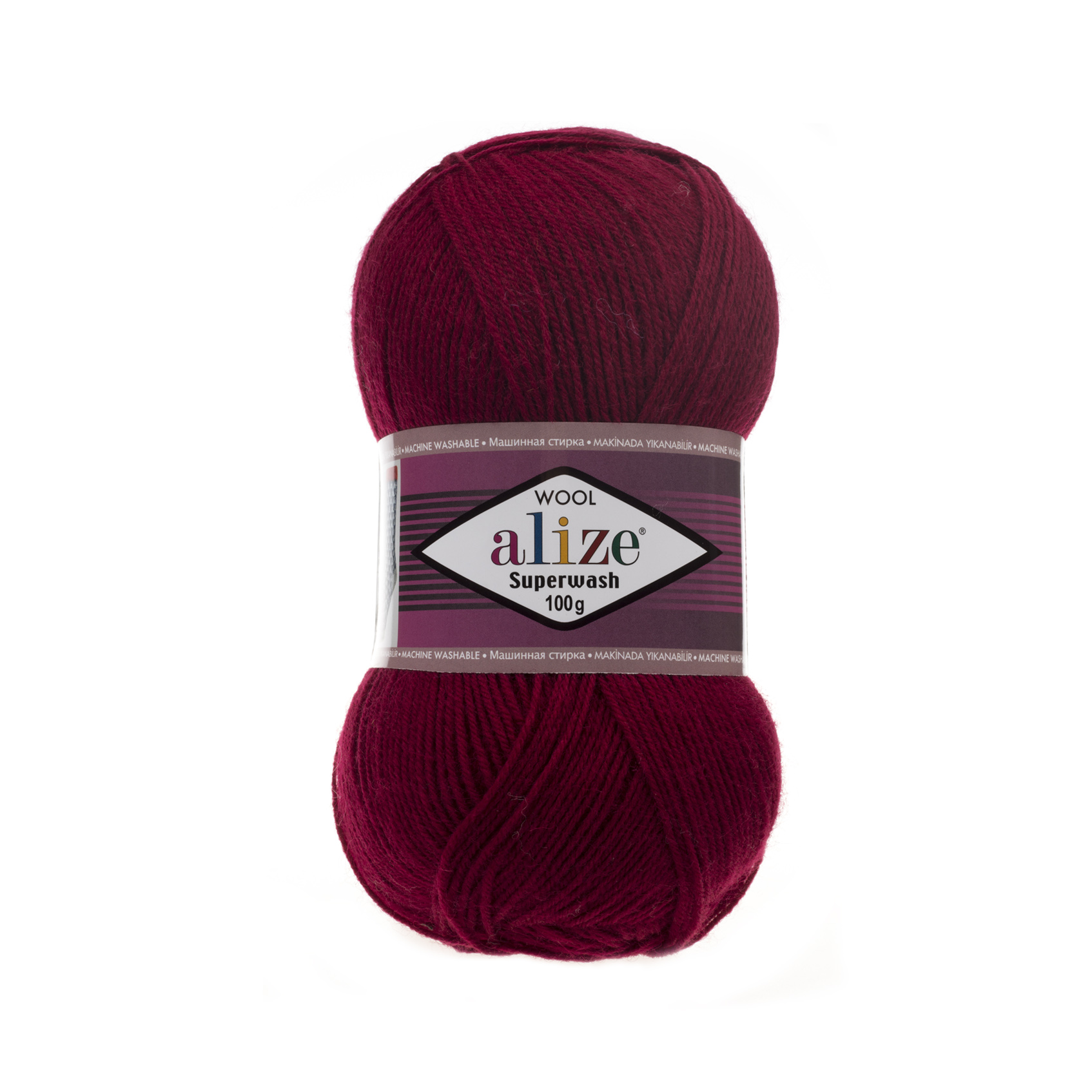 Alize Superwash 578 бордо