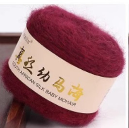 Baby Mohair 22 бордовый