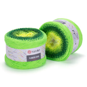 Flowers Vivid 508 салатовый-зеленый-желтый