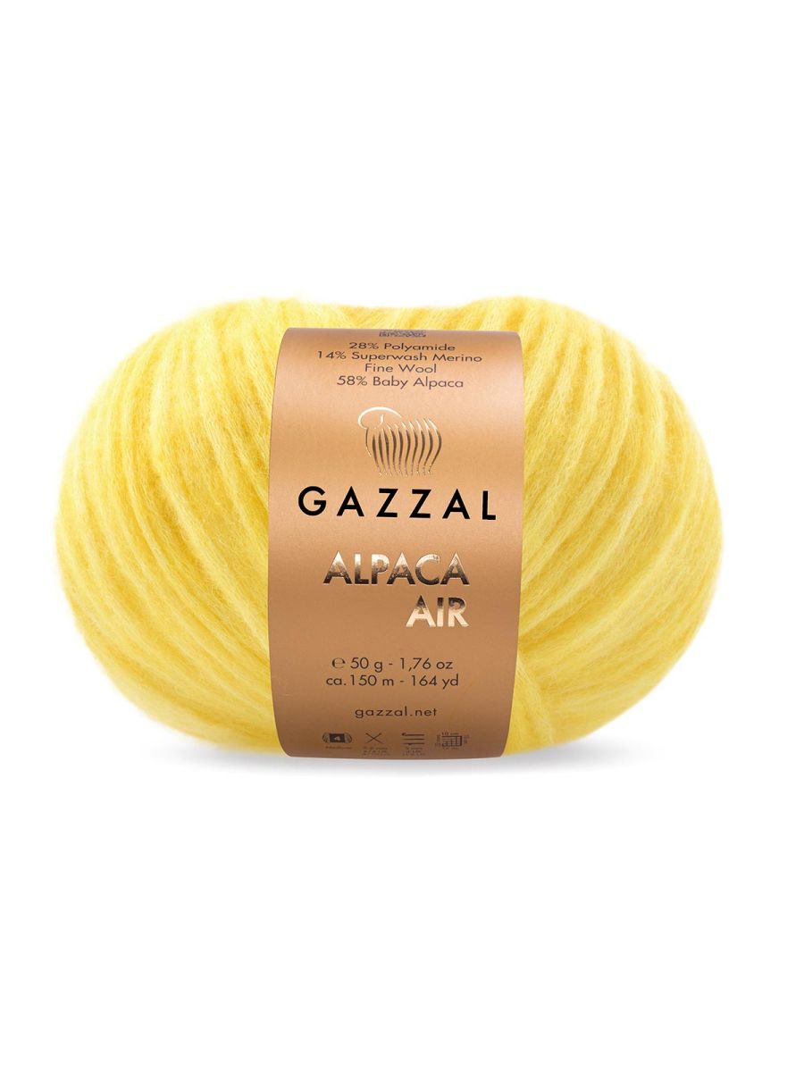 Gazzal Alpaca Air 109 лимон