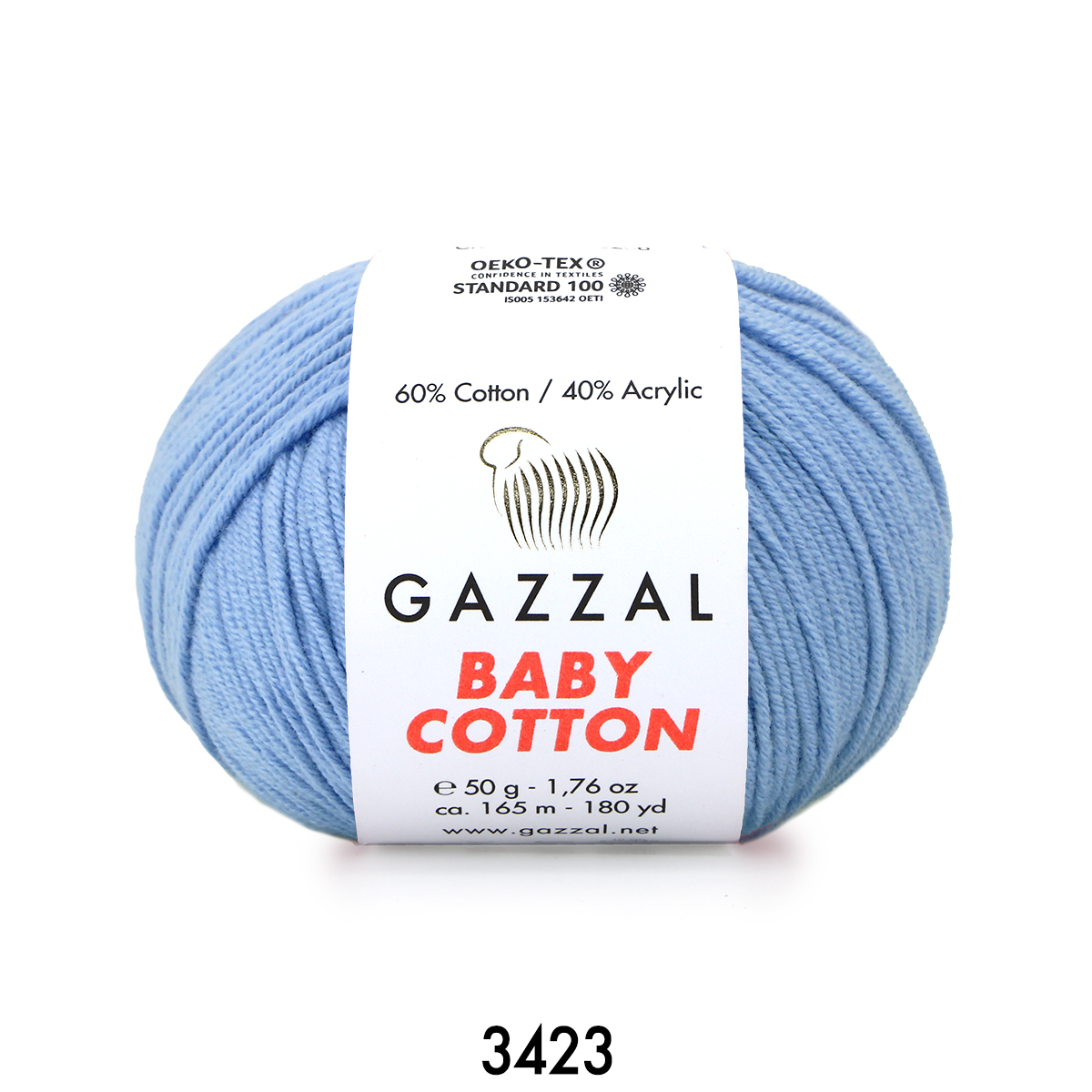 Gazzal Baby Cotton 3423 голубой