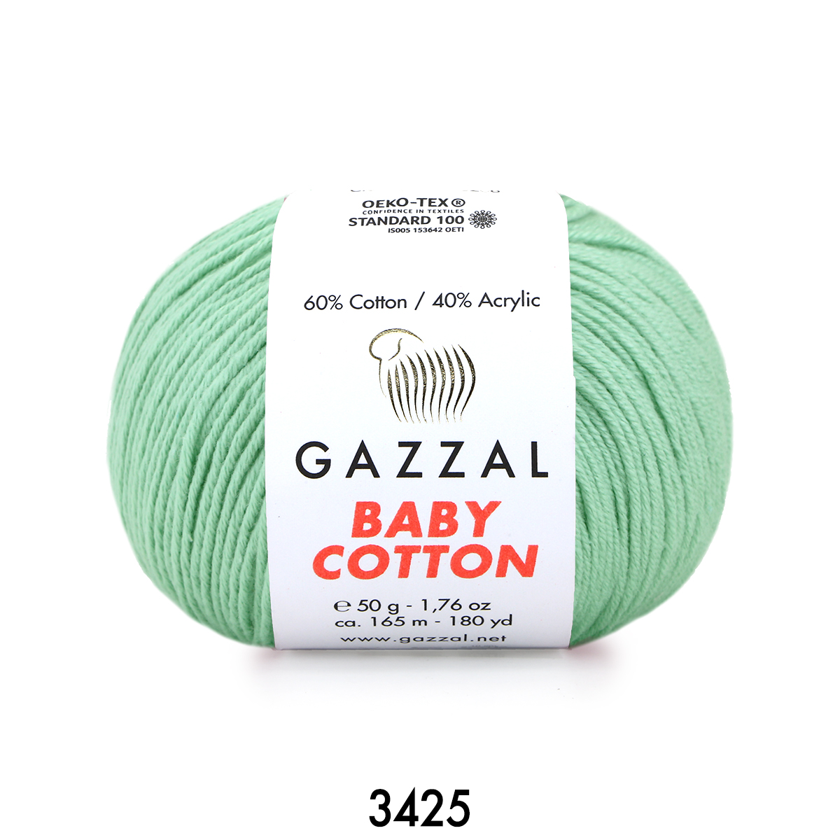 Gazzal Baby Cotton 3425 мята