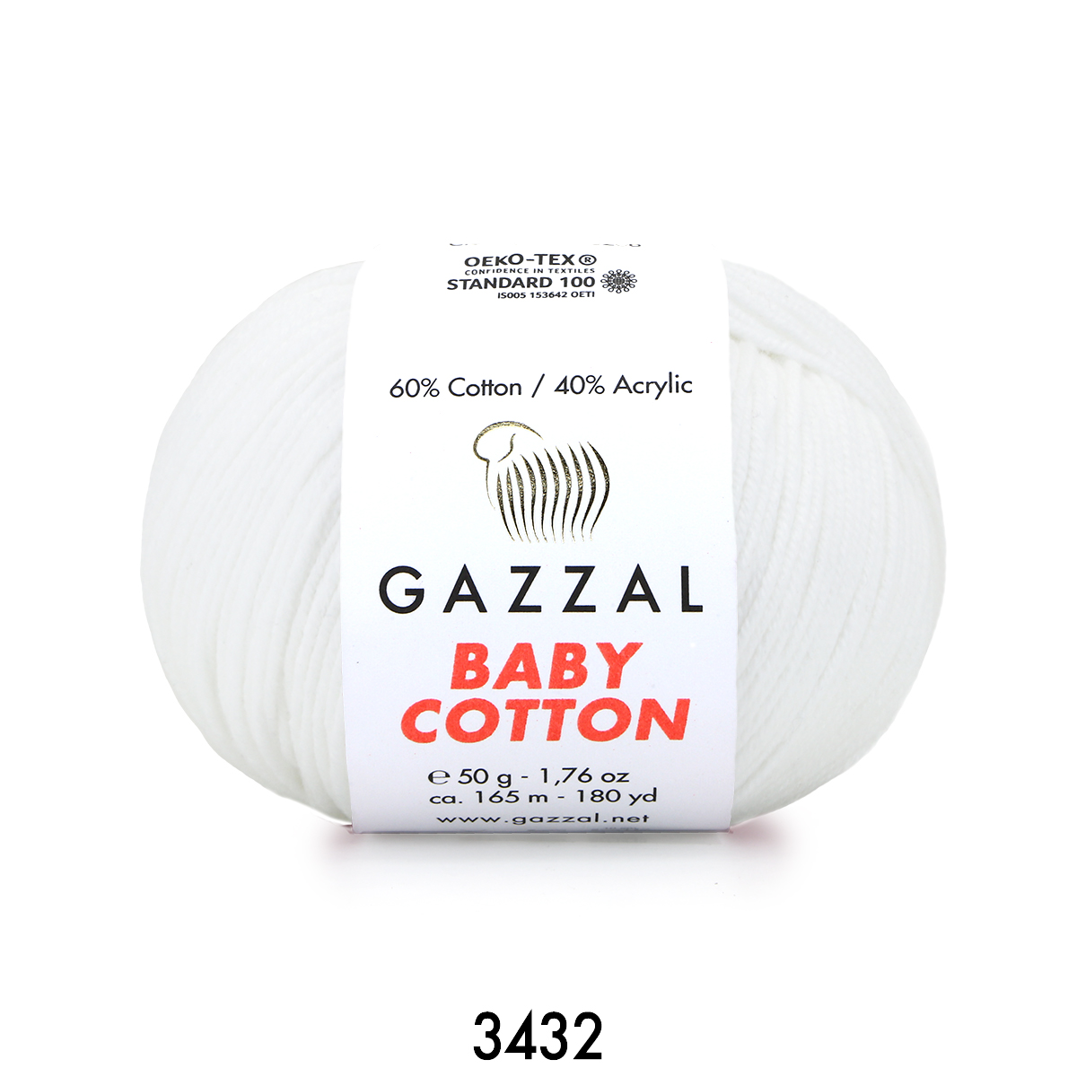 Gazzal Baby Cotton 3432 белый