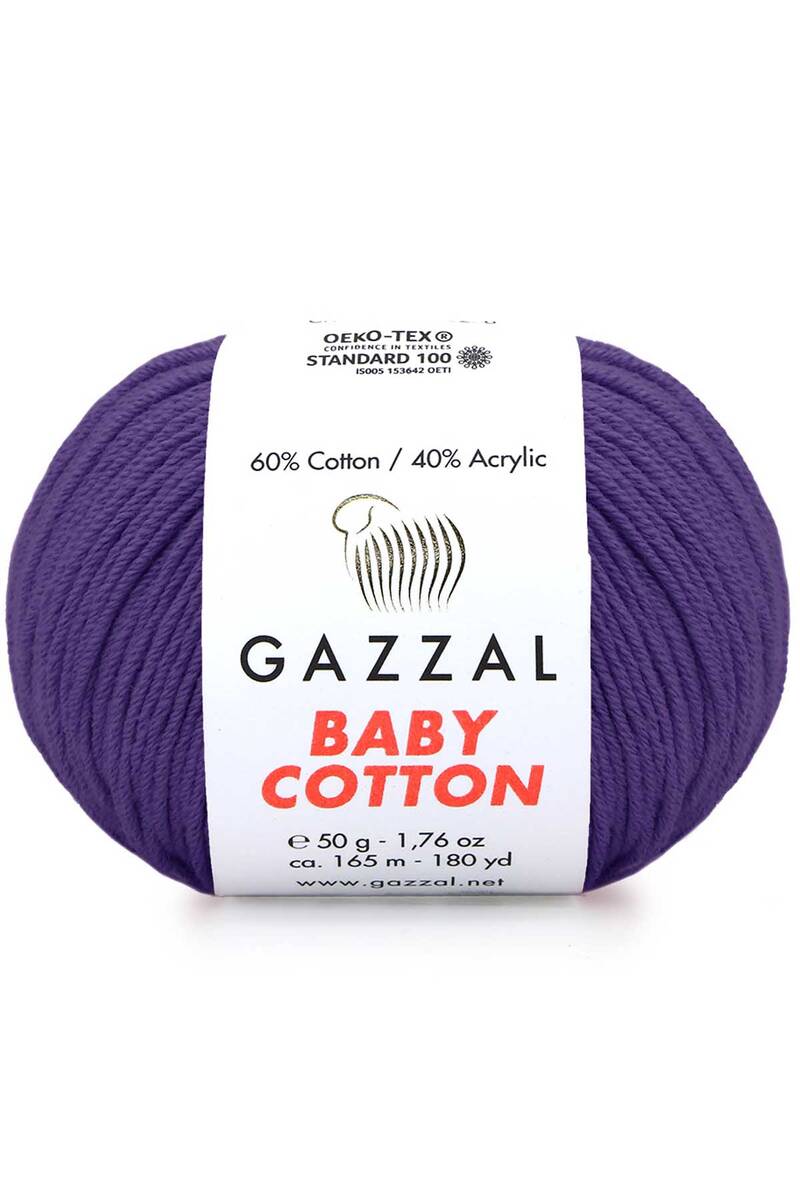 Gazzal Baby Cotton 3440 фиалка