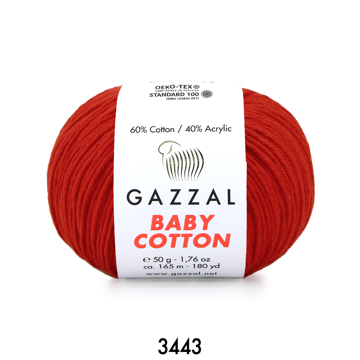 Gazzal Baby Cotton 3443 классический красный