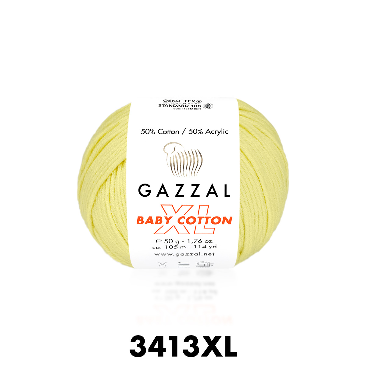 Gazzal Baby Cotton XL 3413 нежно-желтый