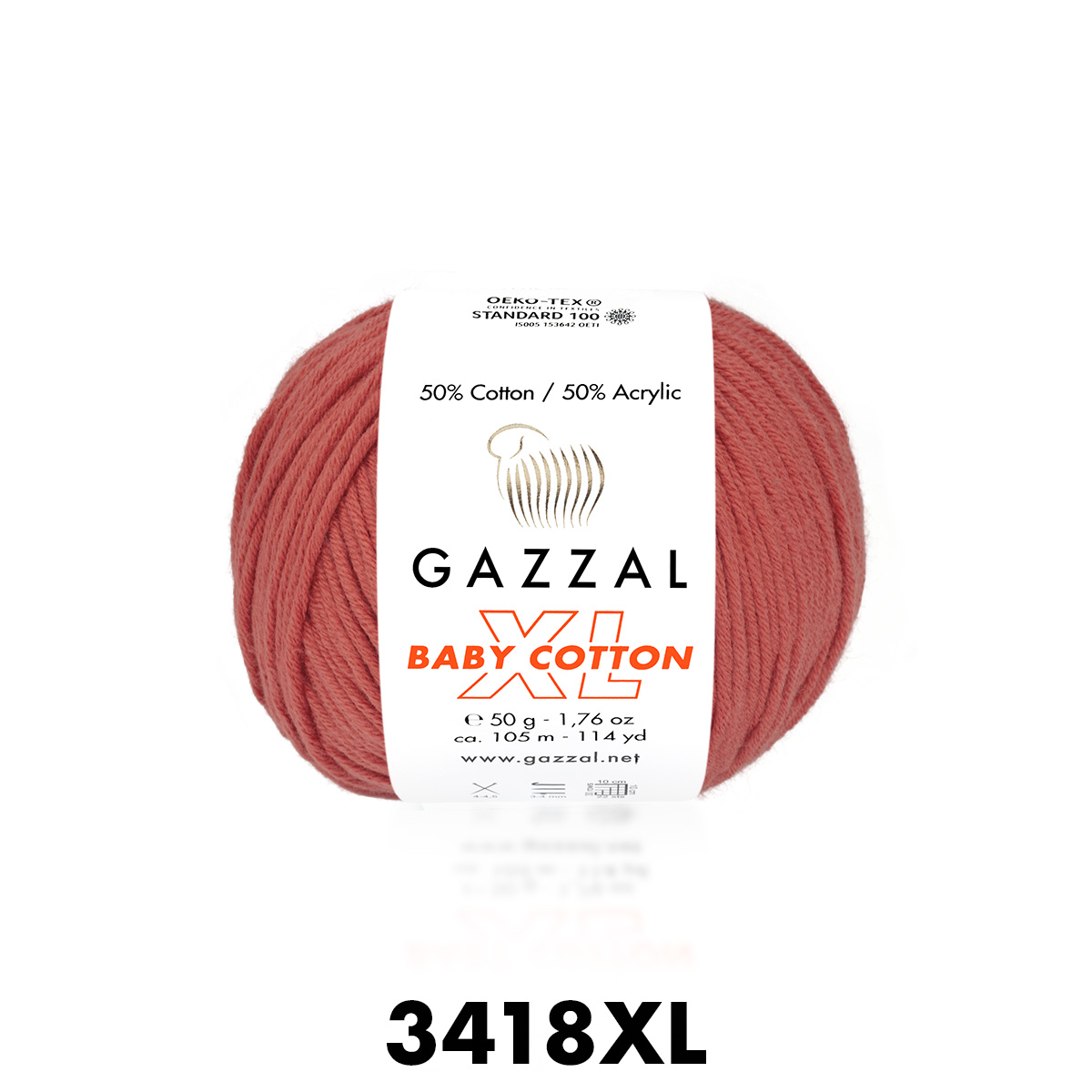 Gazzal Baby Cotton XL 3418 красный