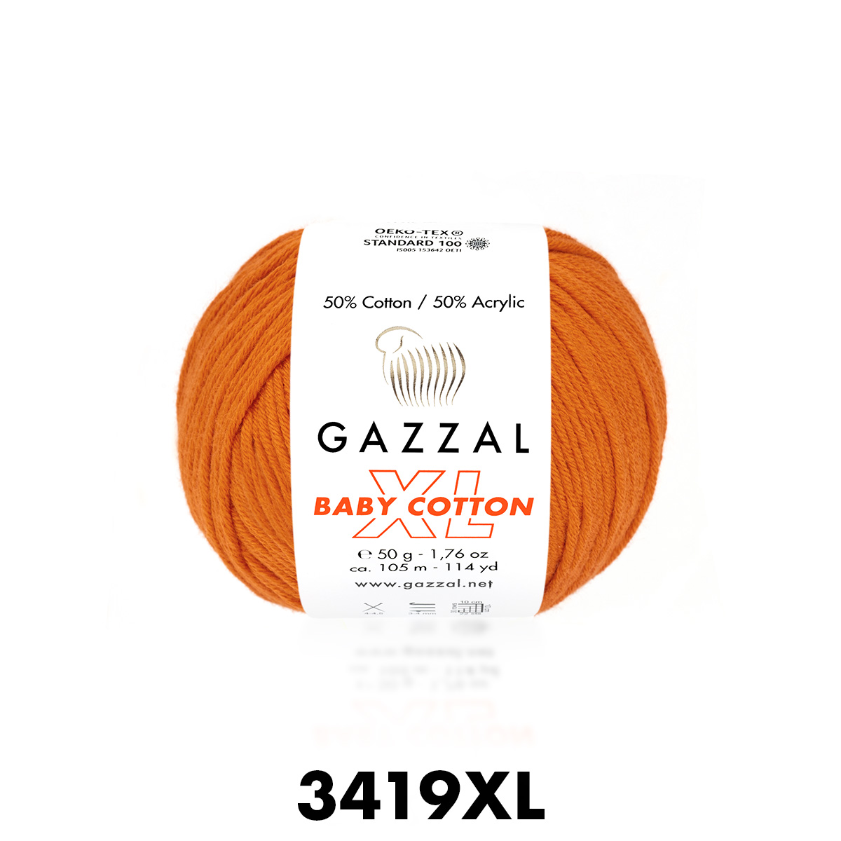 Gazzal Baby Cotton XL 3419 морковка