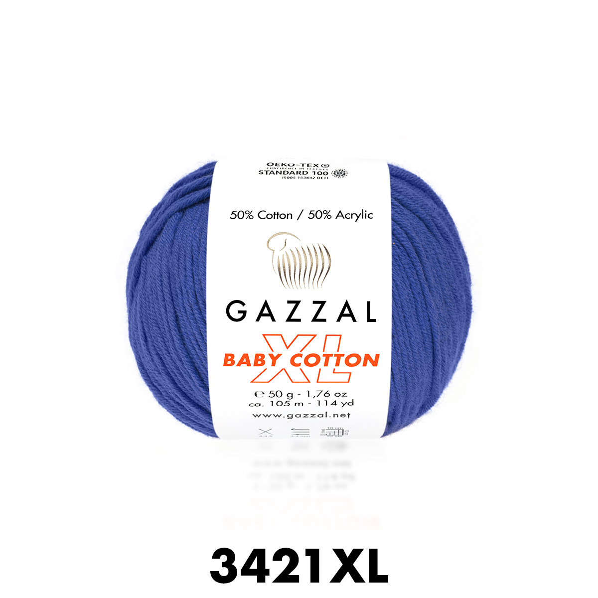 Gazzal Baby Cotton XL 3421 синий