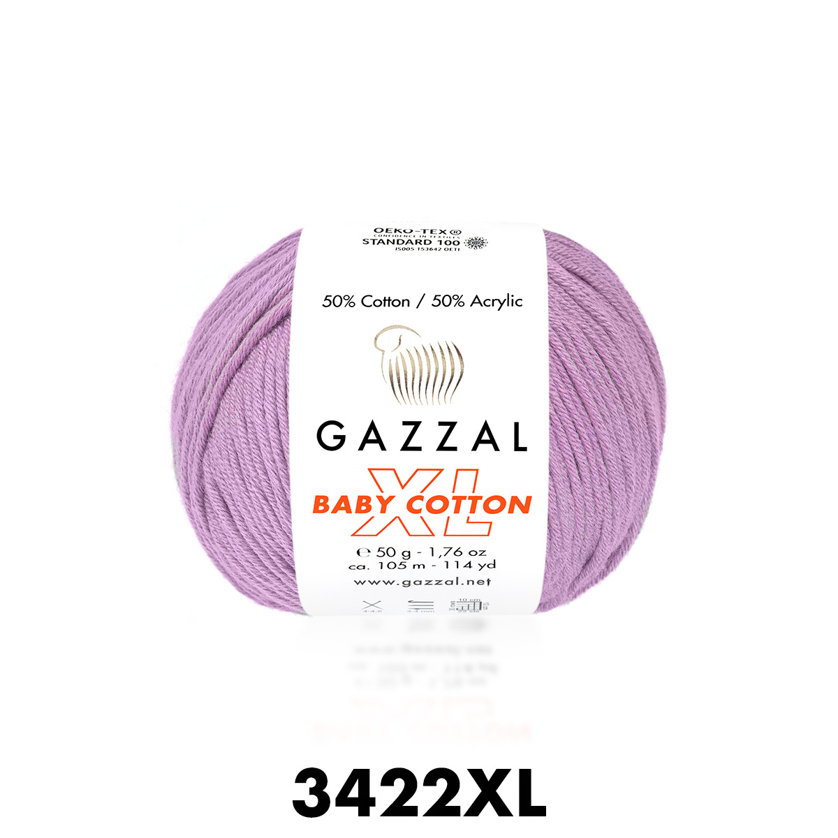 Gazzal Baby Cotton XL 3422 сиреневый