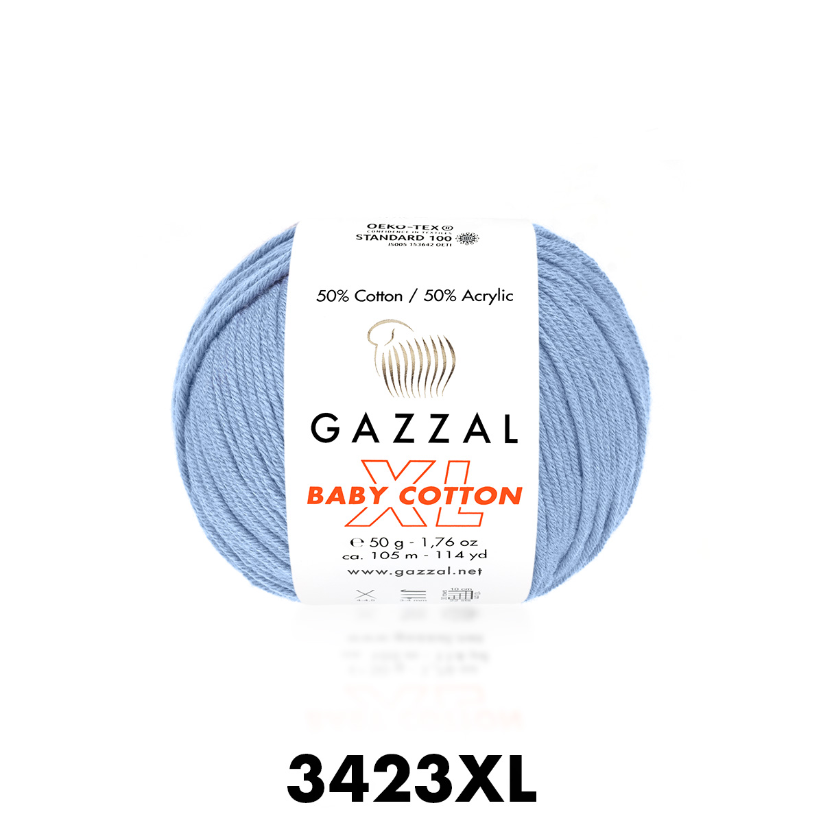 Gazzal Baby Cotton XL 3423 голубой