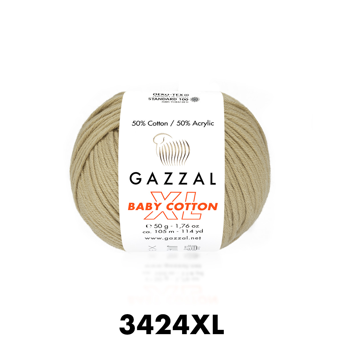 Gazzal Baby Cotton XL 3424 бежевый