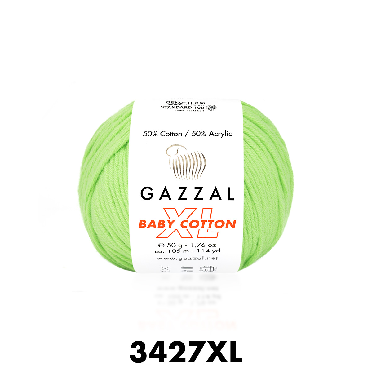 Gazzal Baby Cotton XL 3427 салатовый