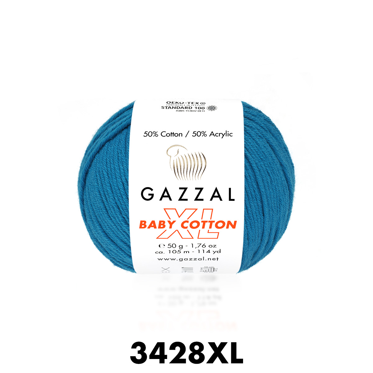 Gazzal Baby Cotton XL 3428 т.бирюза
