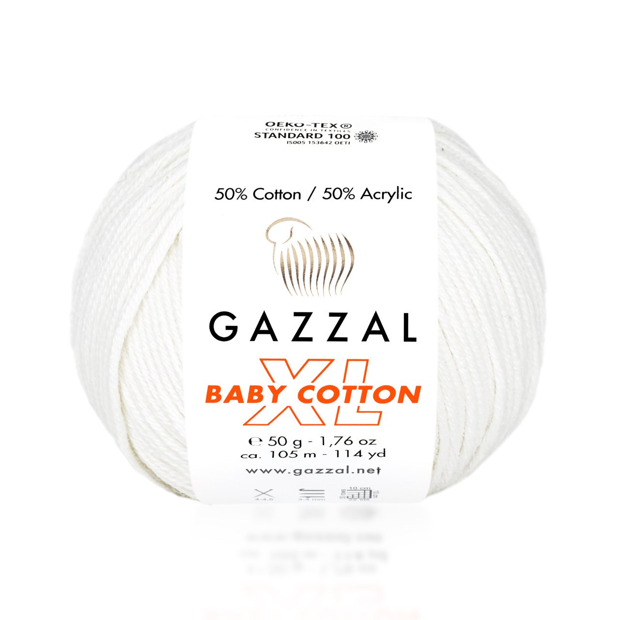 Gazzal Baby Cotton XL 3432 белый