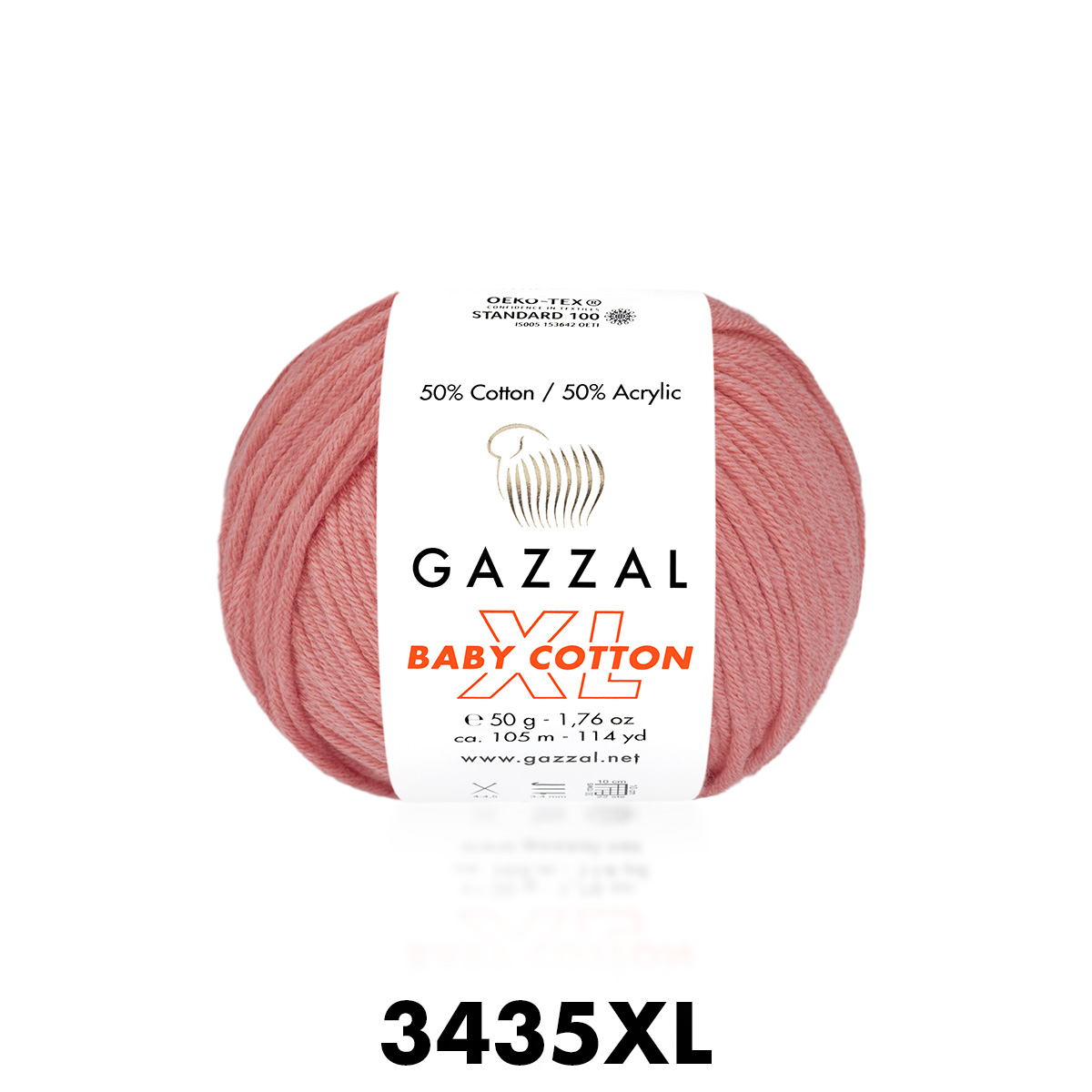 Gazzal Baby Cotton XL 3435 коралл