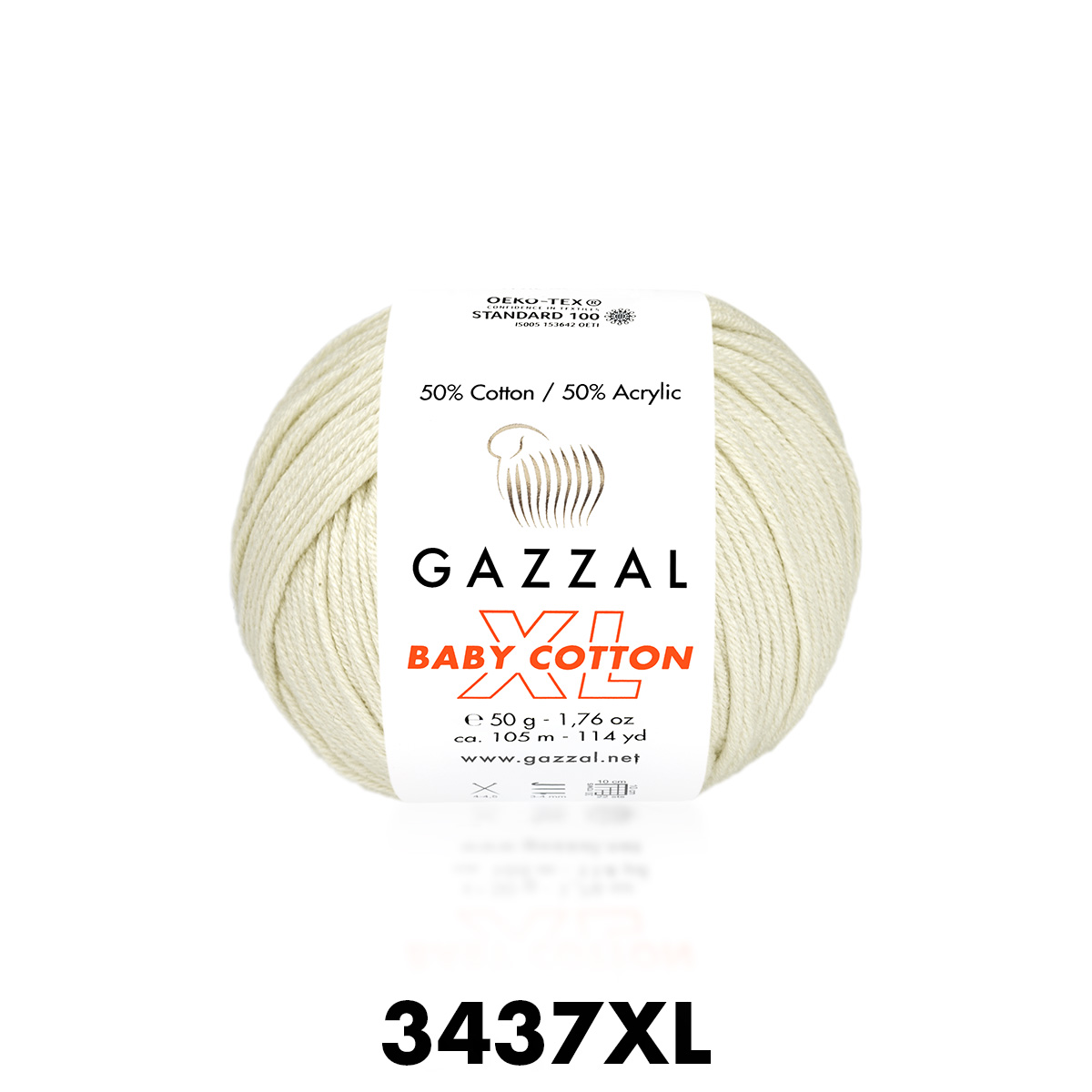 Gazzal Baby Cotton XL 3437 крем