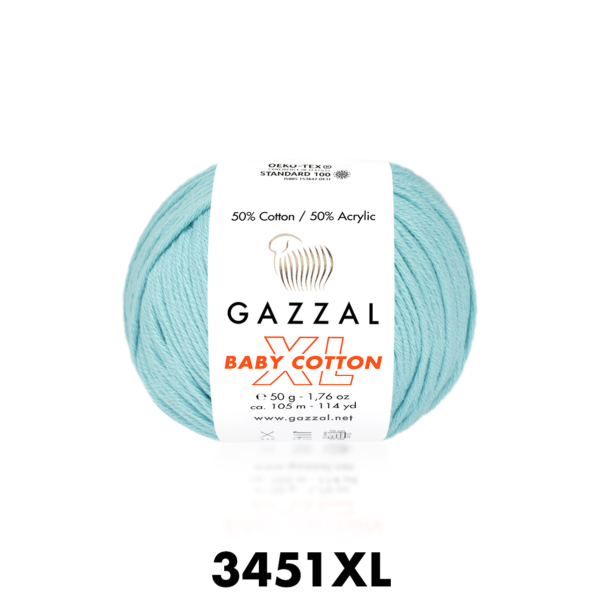 Gazzal Baby Cotton XL 3451 бирюза