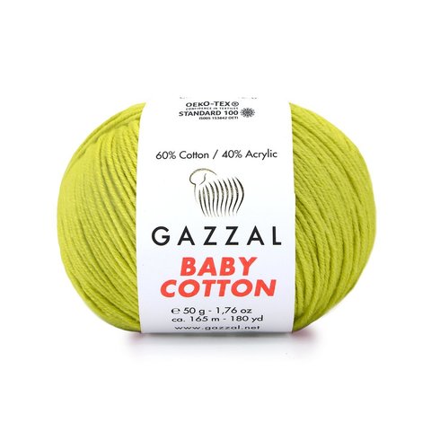 Gazzal Baby Cotton XL 3457 лайм
