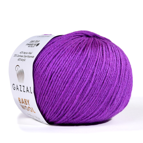 Gazzal baby wool 815 фиолетовый