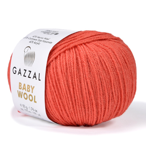 Gazzal baby wool 819 коралл
