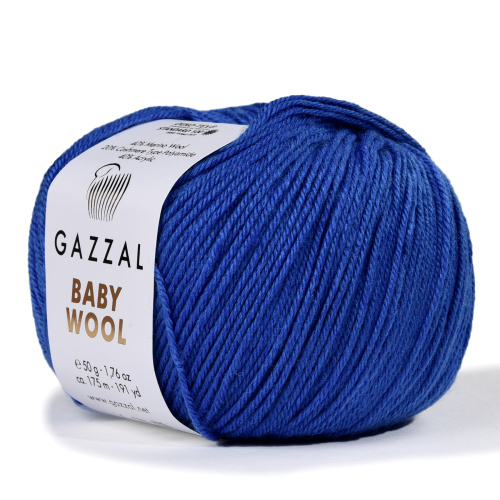 Gazzal baby wool 830 васильковый