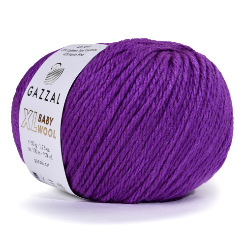 Gazzal baby wool XL 815 фиолетовый