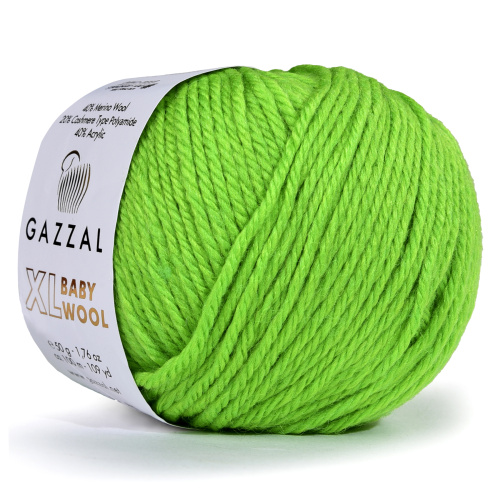 Gazzal baby wool XL 821 сочная трава