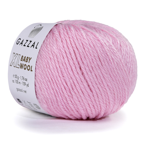 Gazzal baby wool XL 836 нежно-розовый
