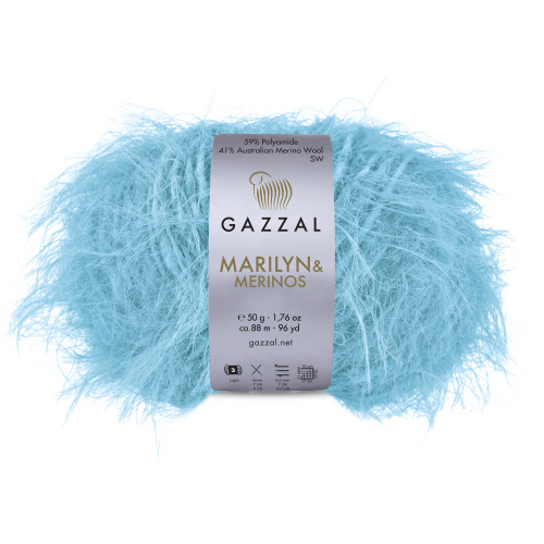 Gazzal Marilyn & Merinos 8254 аквамарин