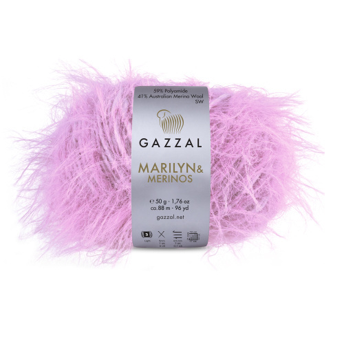 Gazzal Marilyn & Merinos 8255 розовый кварц