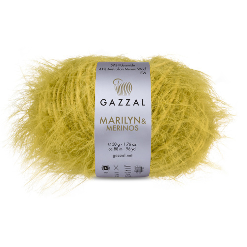 Gazzal Marilyn & Merinos 8260 горчица