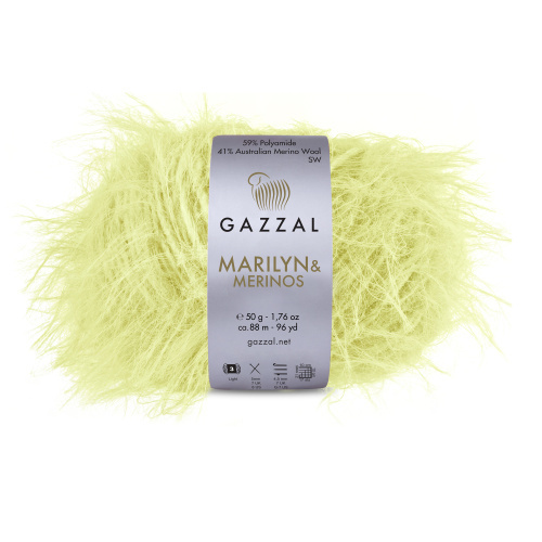Gazzal Marilyn & Merinos 8261 бледный лимонный