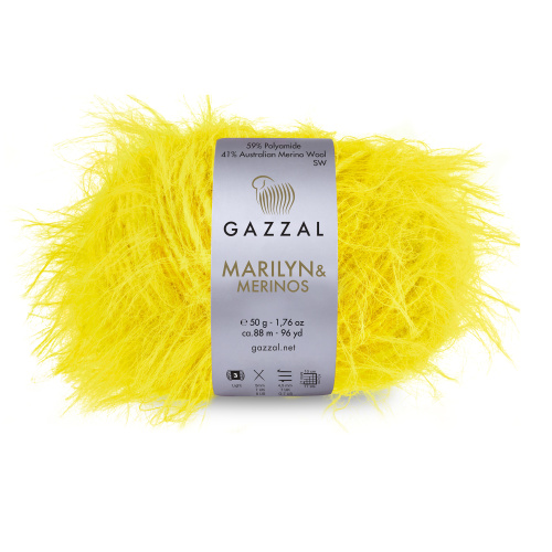 Gazzal Marilyn & Merinos 8277 яркий желтый