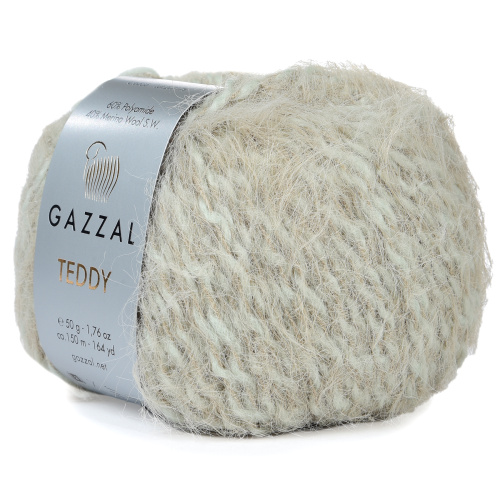 Gazzal Teddy 6535 серо-бежевый меланж