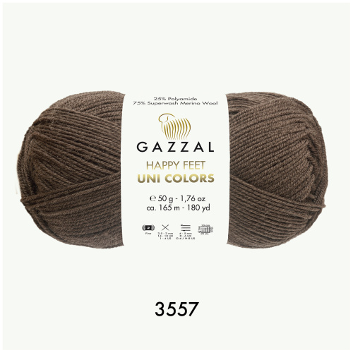 Happy Feet Uni Colors 3557 шоколад