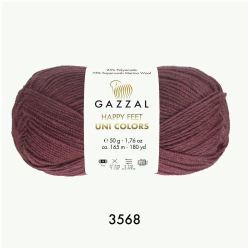 Happy Feet Uni Colors 3568 ягодный мусс