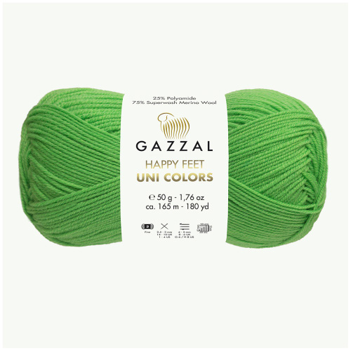 Happy Feet Uni Colors 3570 салатовый