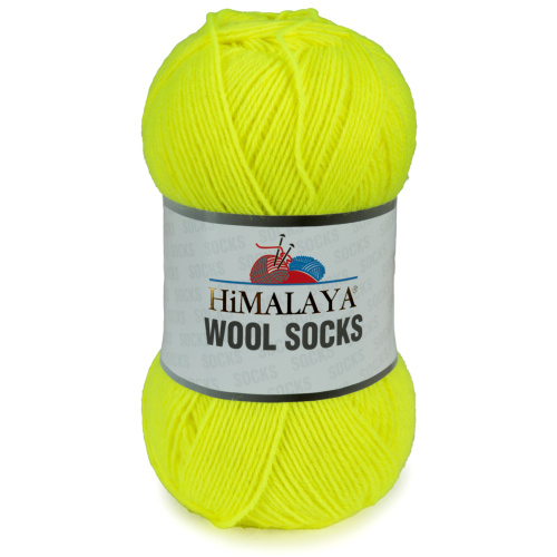 Himalaya wool socks 880 желтый неон