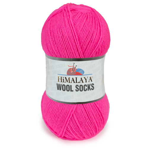 Himalaya wool socks 882 розовый неон