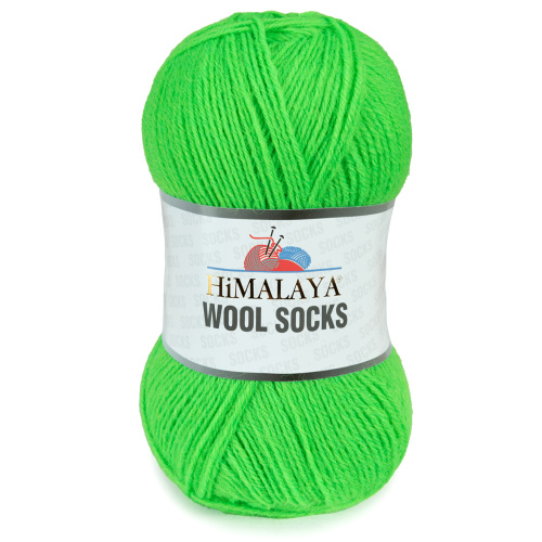 Himalaya wool socks 883 зеленый неон