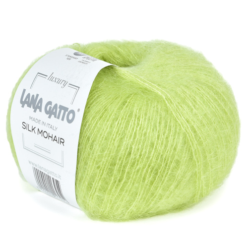 Lana Gatto SILK MOHAIR 30797 нежно-салатовый