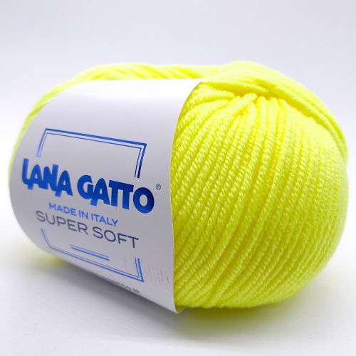 Lana Gatto super soft 14471 желтый неон