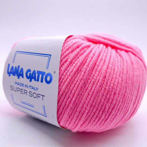 Lana Gatto super soft 14473 розовый неон