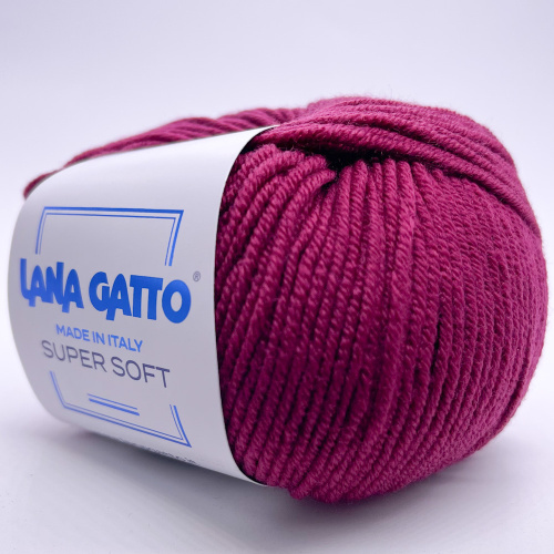 Lana Gatto super soft 19056 малиновое вино