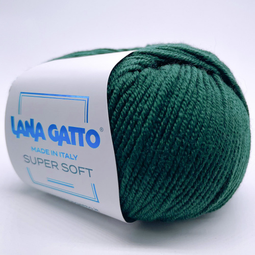Lana Gatto super soft 8563 т.зеленый