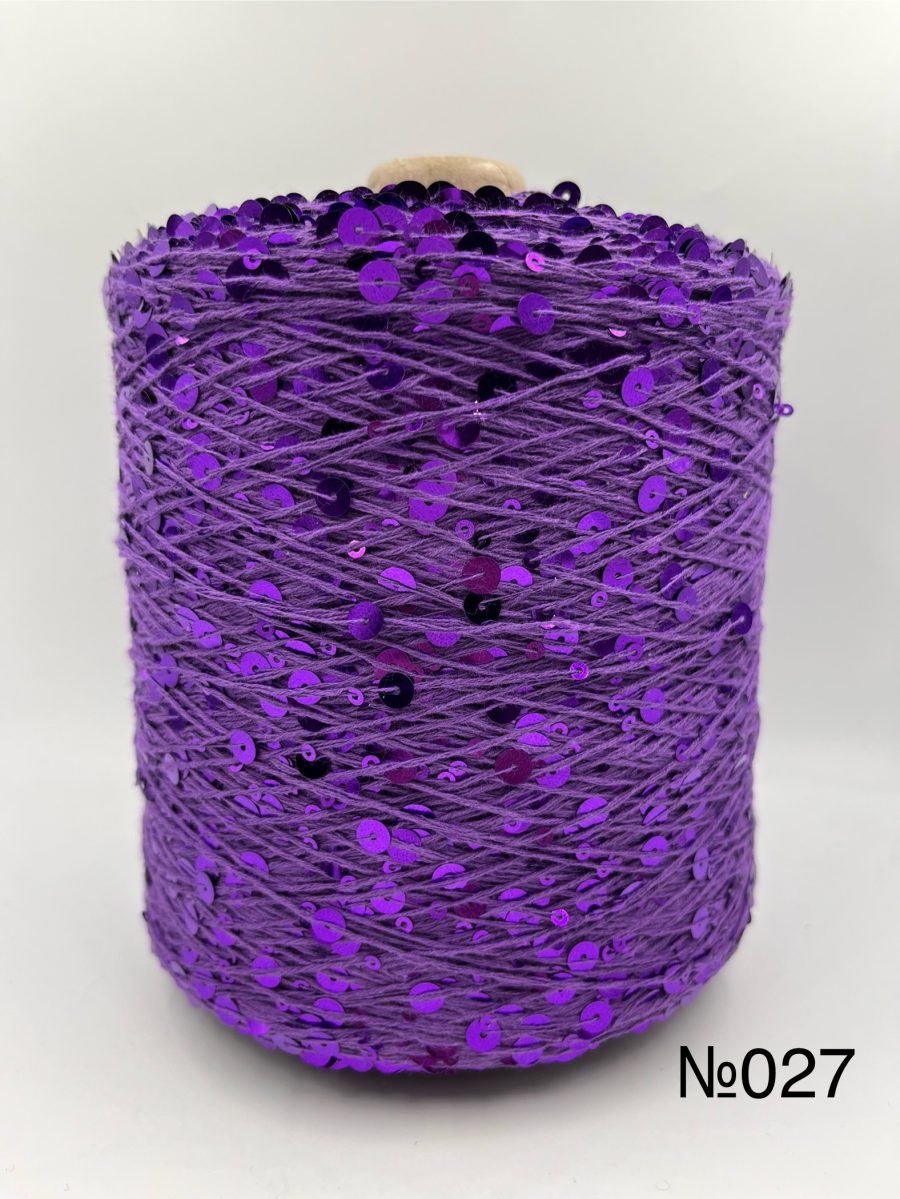 Shine Pail 027 фиолетовый пайетки в цвет