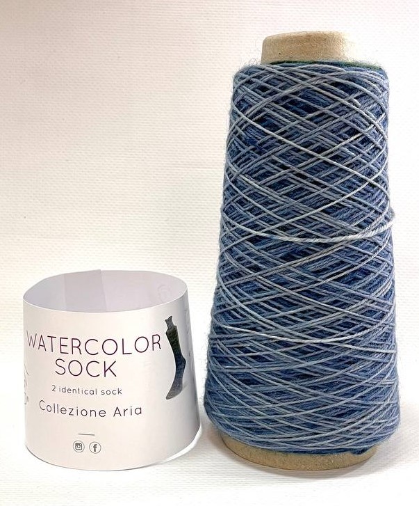 Vatercolor Sock 101 сине и серо зеленый