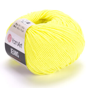 YarnArt jeans 58 ультра желтый
